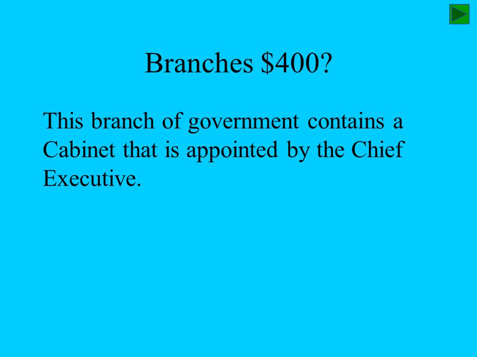 Branches $400.