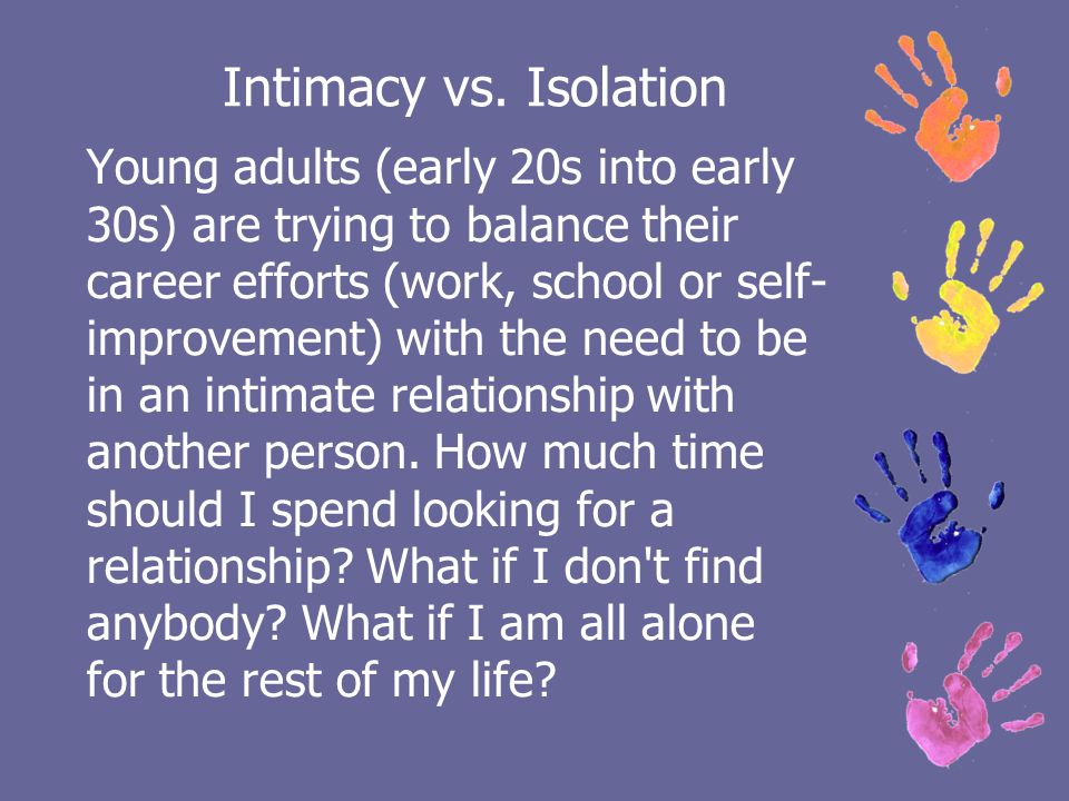 intimacy versus isolation