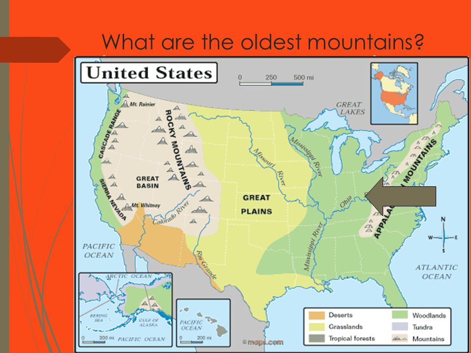 What are the oldest mountains