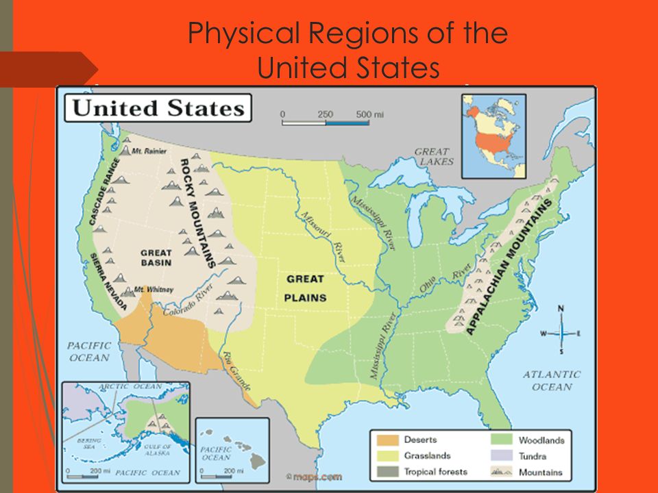 Physical Regions of the United States