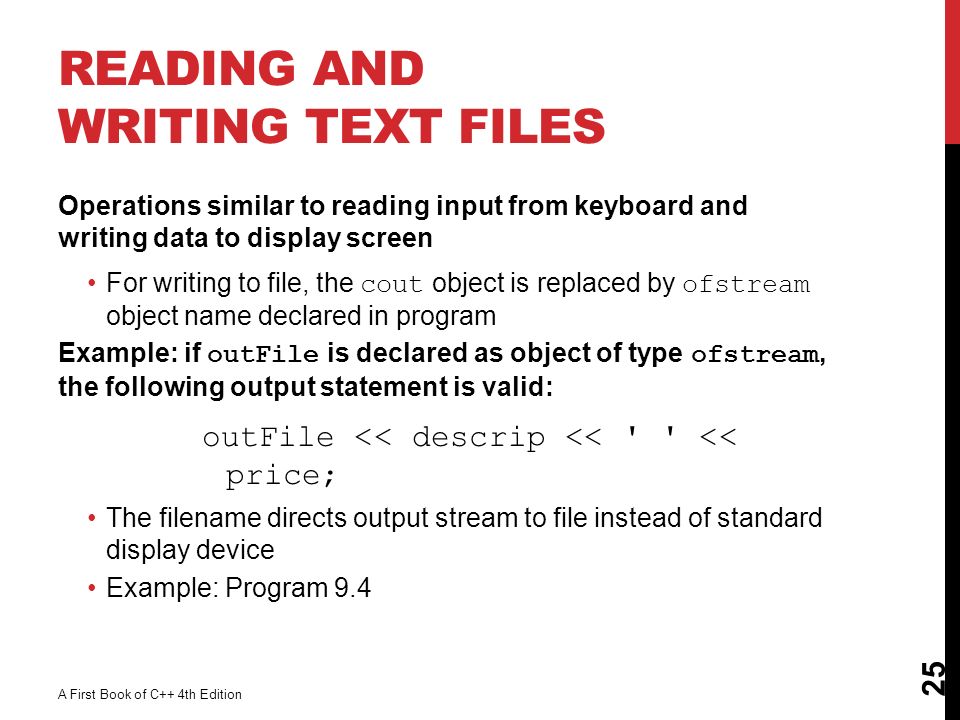 Chapter 9 I O Streams And Data Files Ppt Video Online Download
