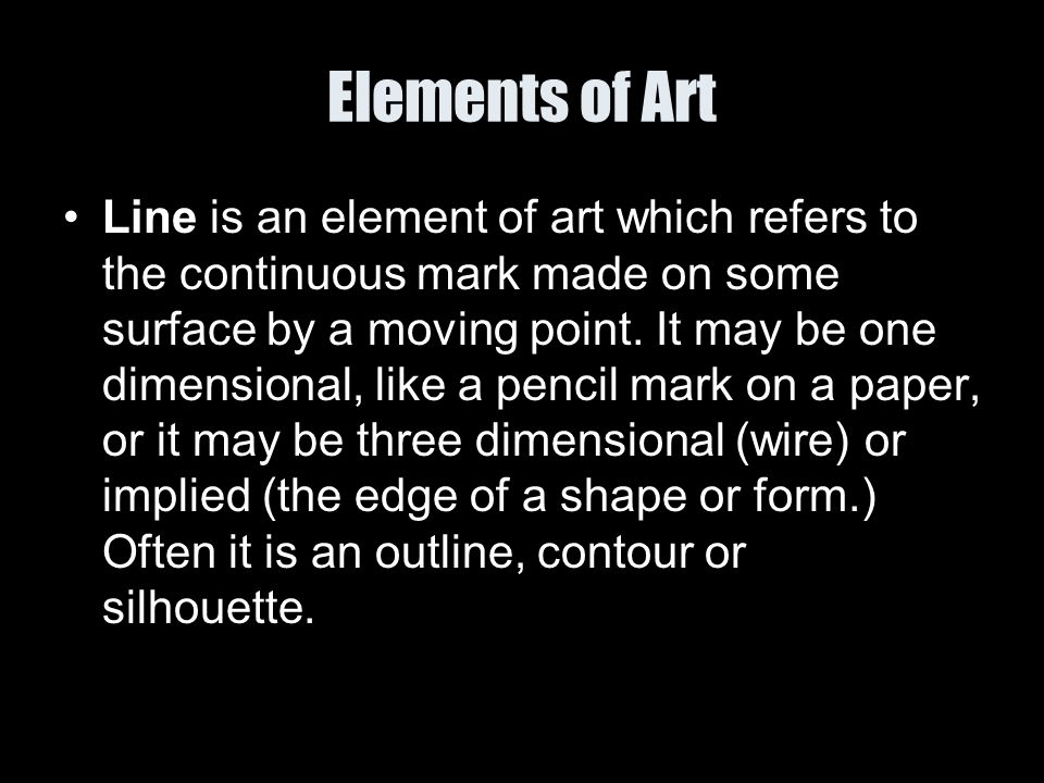 Elements of Art