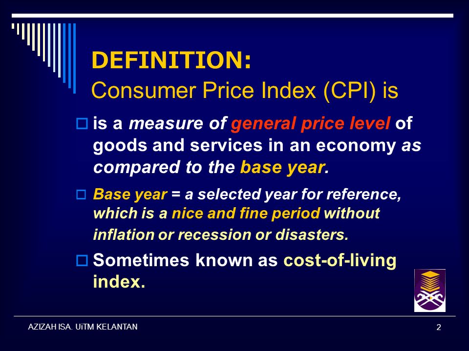 5 2 Consumer Price Index Ppt Download