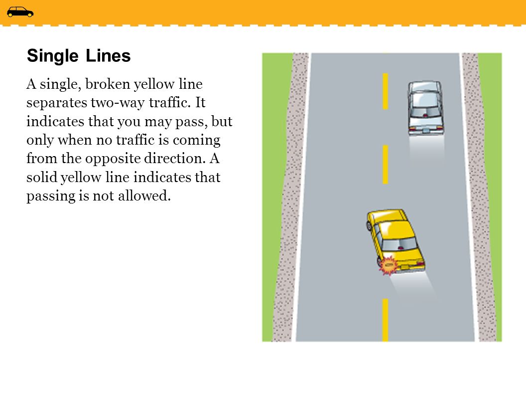 What Color Lines Separate Traffic Flowing in the Same Direction? What Color Lines Separate Traffic Flowing in the Same Direction?