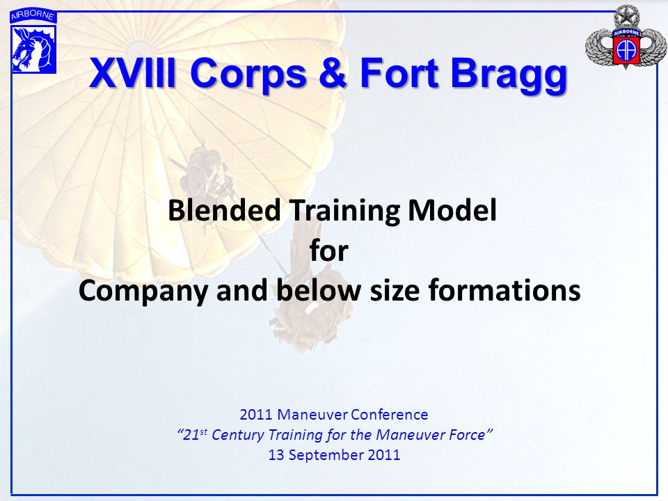 XVIII Corps & Fort Bragg