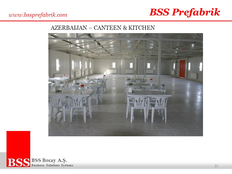 BSS Prefabrik AZERBAIJAN – CANTEEN & KITCHEN