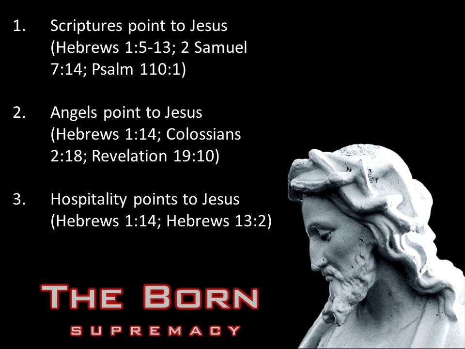 Scriptures Point To Jesus Hebrews 15 13 2 Samuel 714