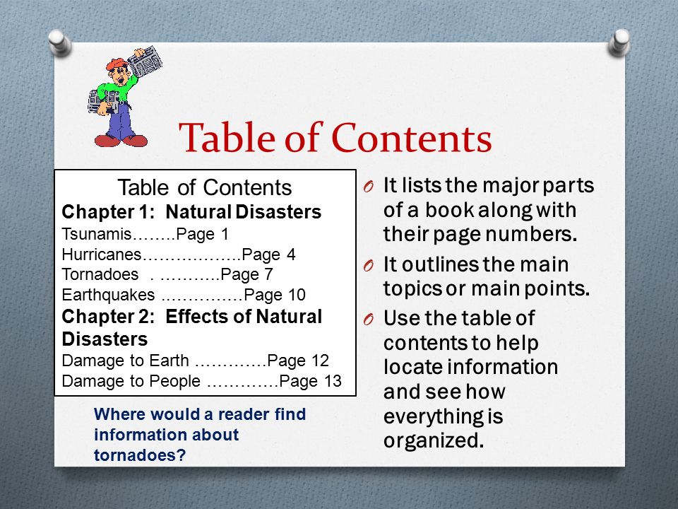 Table of Contents Table of Contents