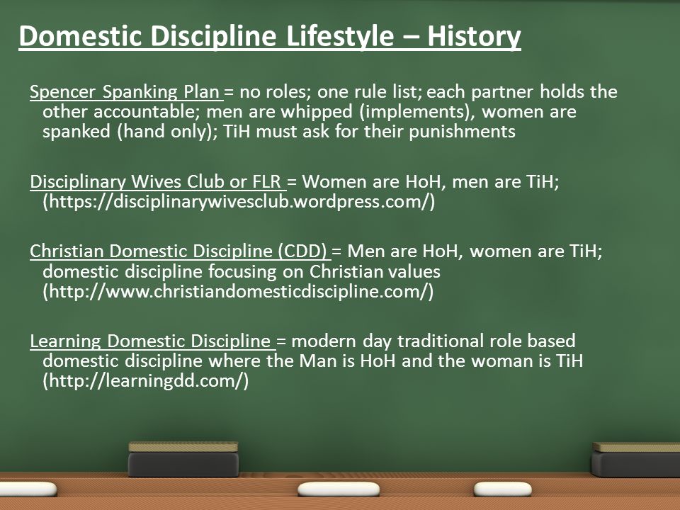 Christian domestic discipline life