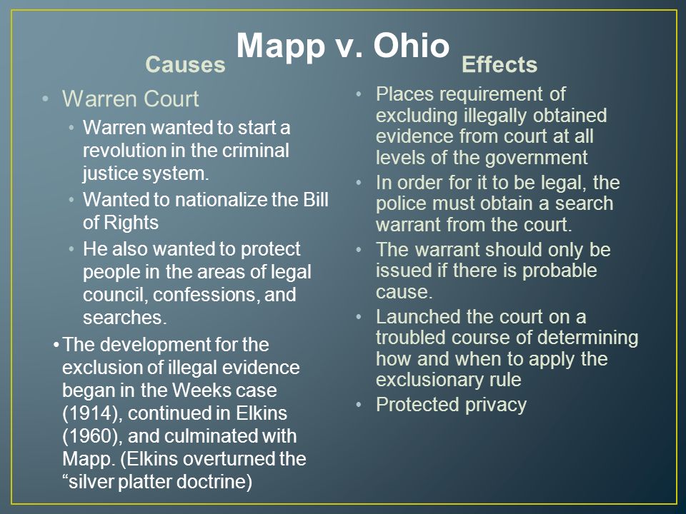 mapp vs ohio summary