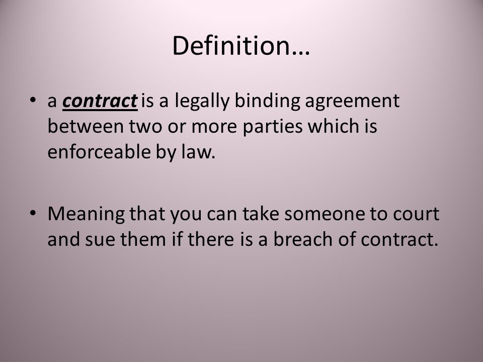 Contracts and Agreements - ppt video online download