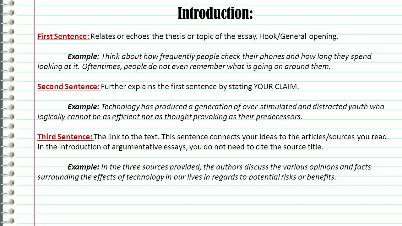 FSA Writing Argumentative Essays English Language Arts - ppt video