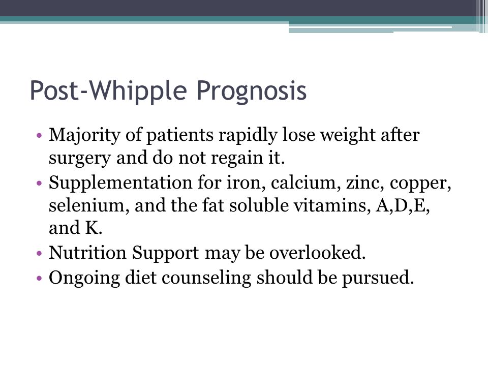 Pancreatic Cancer And The Whipple Procedure Ppt Video Online
