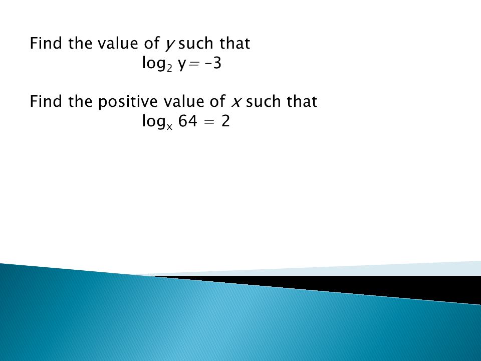 Find the value of y such that