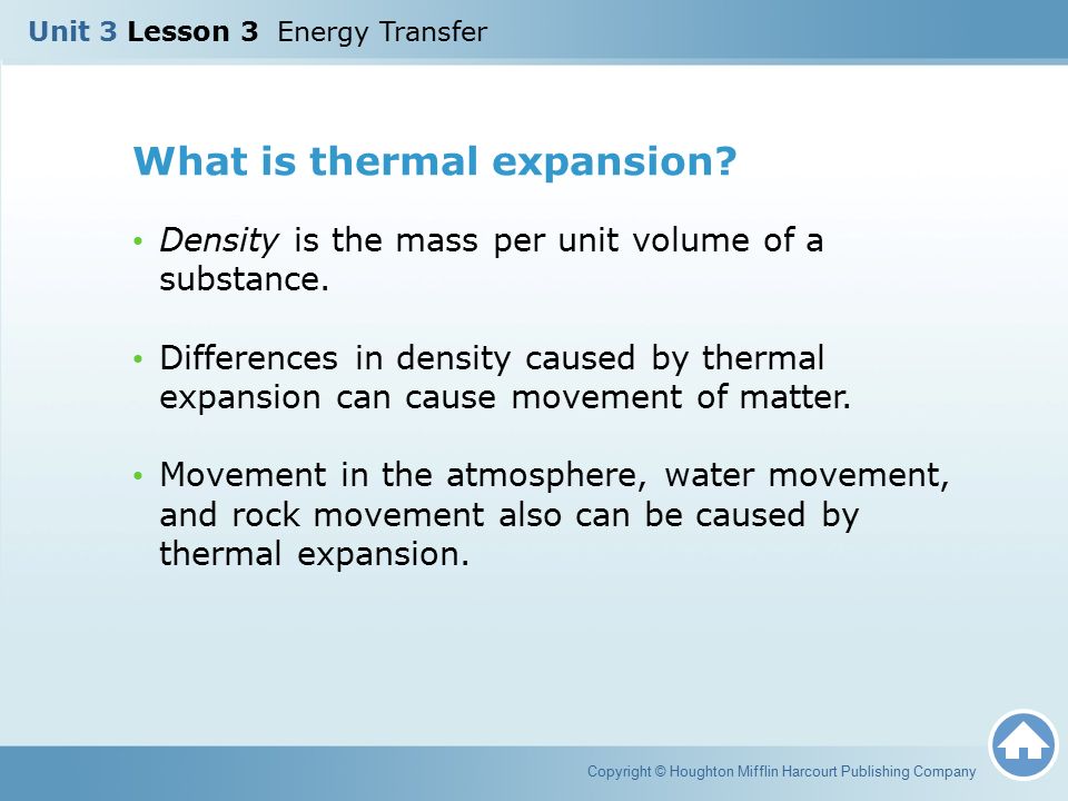 What is thermal expansion