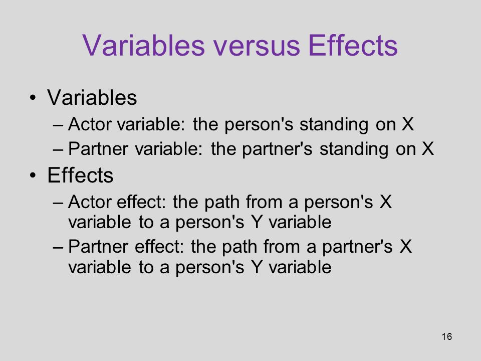 Actor-Partner Interdependence Model or APIM - ppt video online download