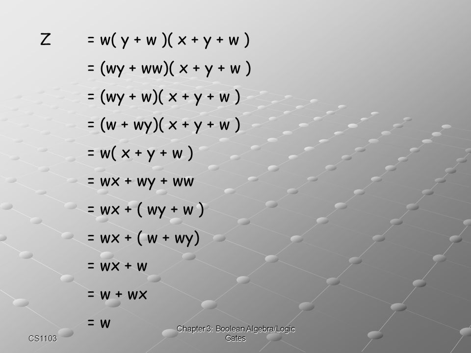 Ct455 Computer Organization Boolean Algebra Ppt Video Online Download