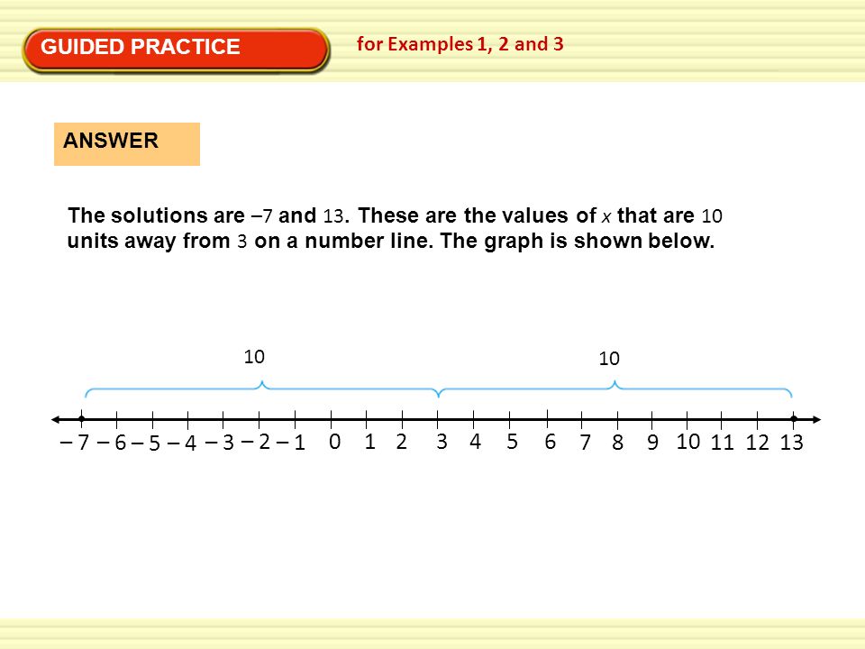 GUIDED PRACTICE for Examples 1, 2 and 3.