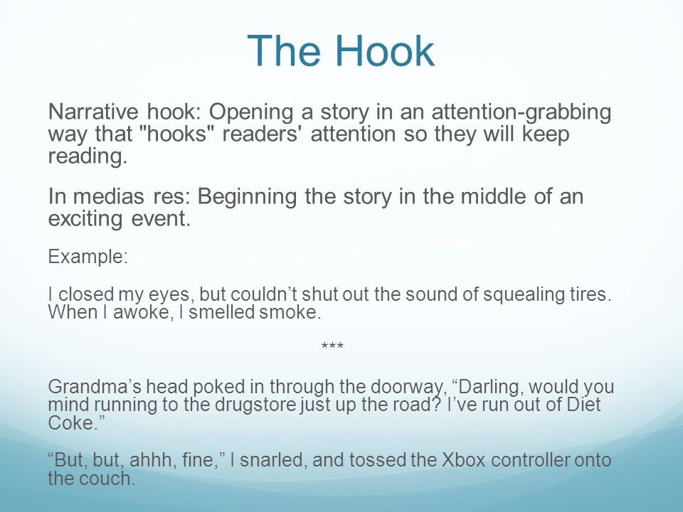 what is the hook of a story