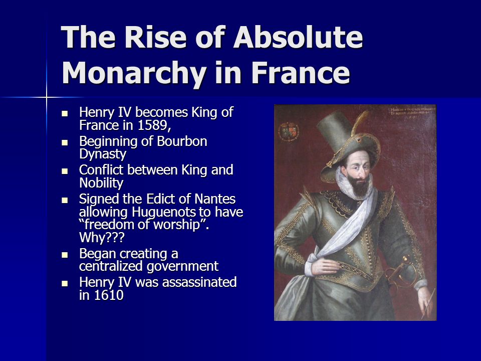 The Rise of Absolute Monarchy in France - ppt video online download