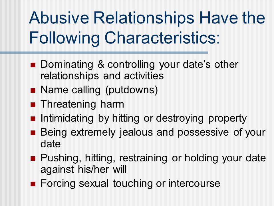 Dating after an abusive relationship