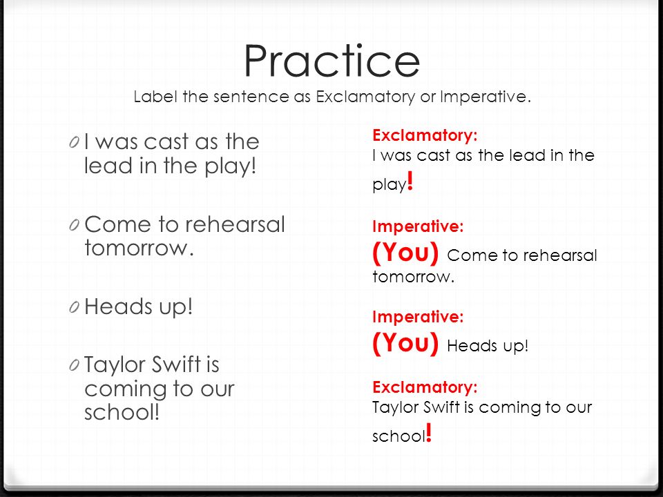 4 Types of Sentences. - ppt download