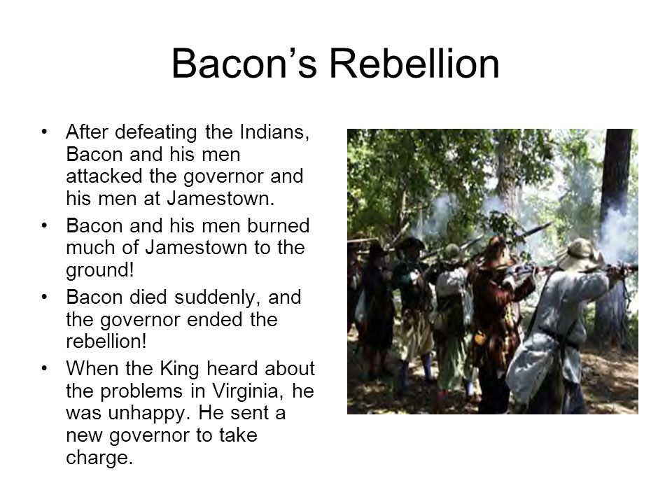 Indian Relations & Bacon's Rebellion