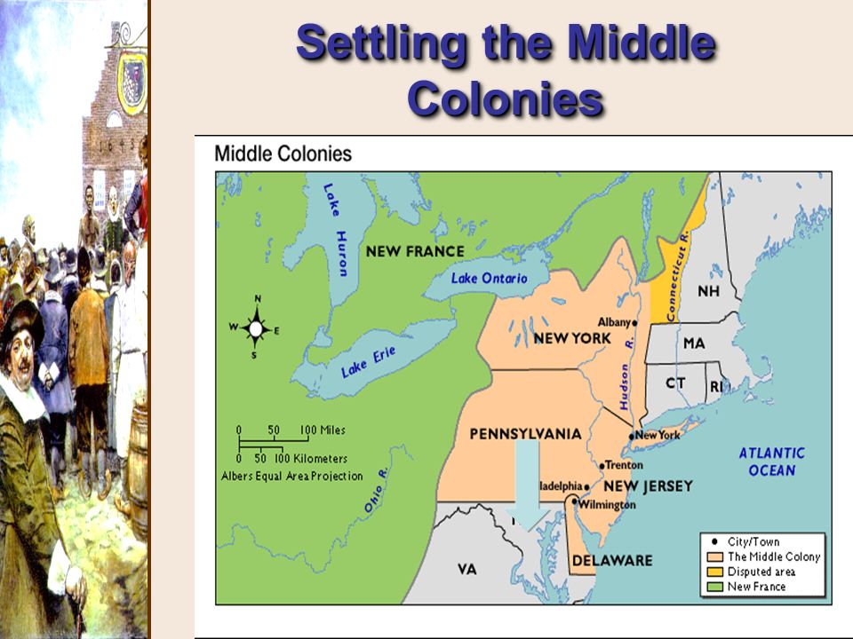 Settling the Middle Colonies