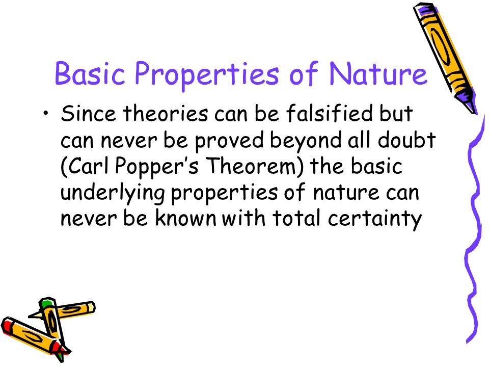 Basic Properties of Nature