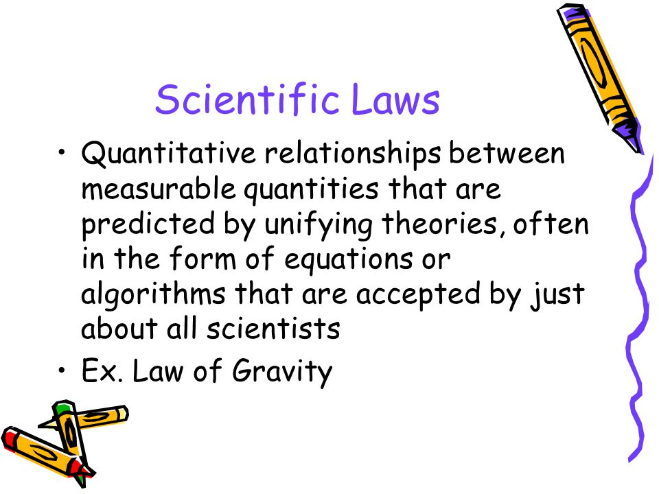 Scientific Laws