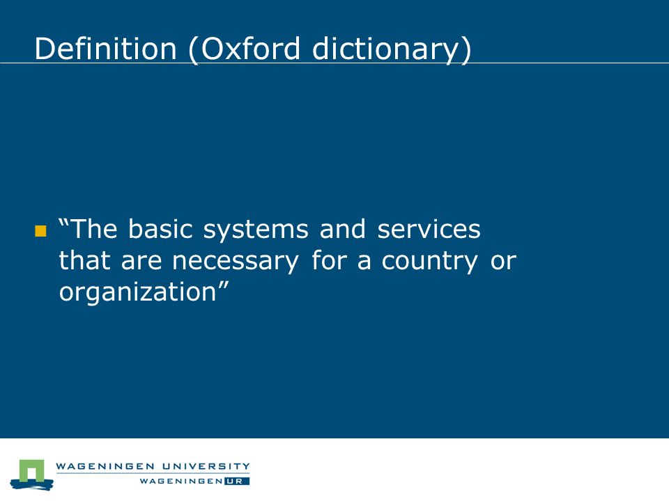 Definition (Oxford dictionary)