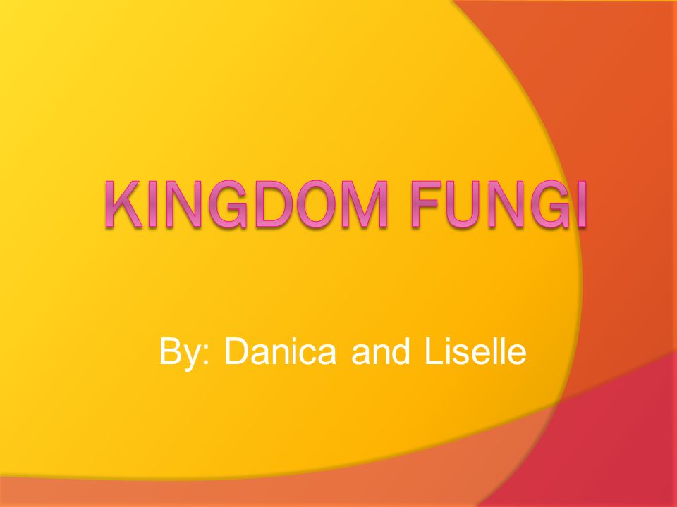Kingdom Fungi By: Danica and Liselle