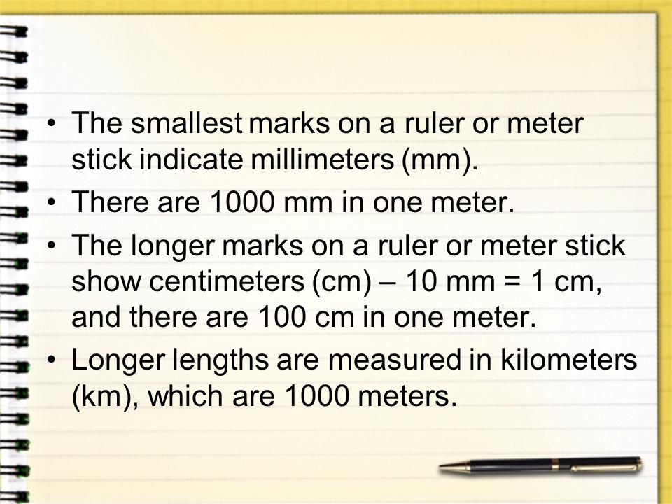 Units Of Measure Section 1 2 Metric Length Ppt Video Online Download