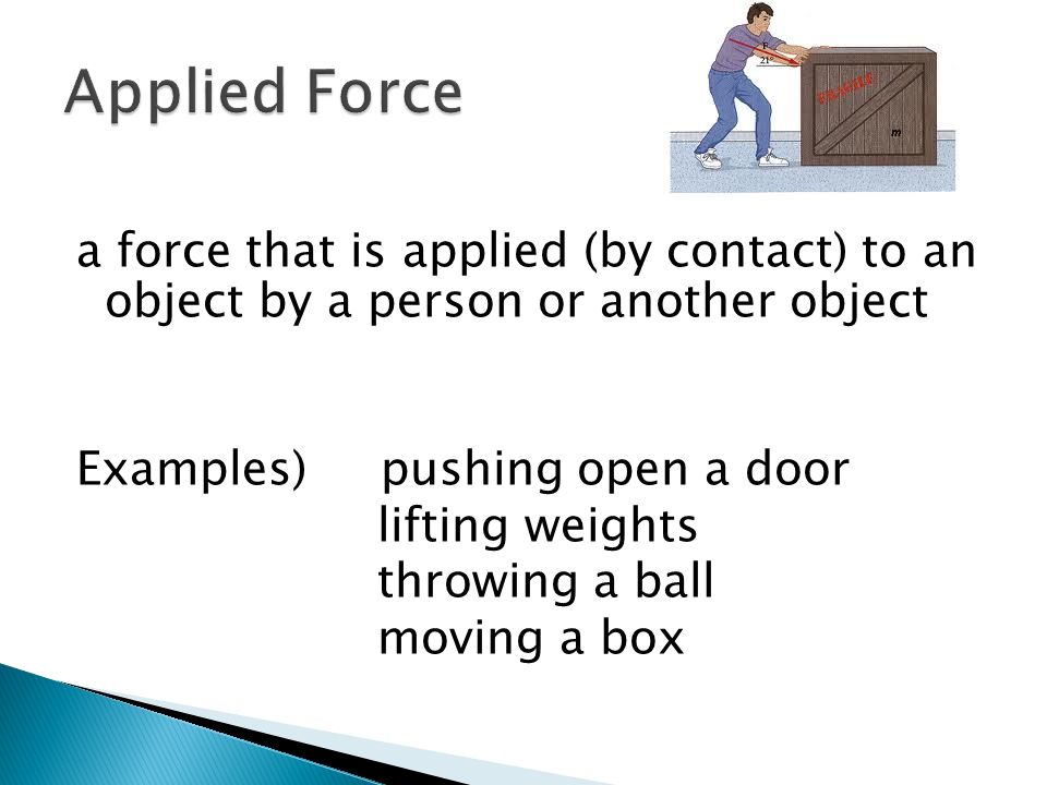 Applied Force