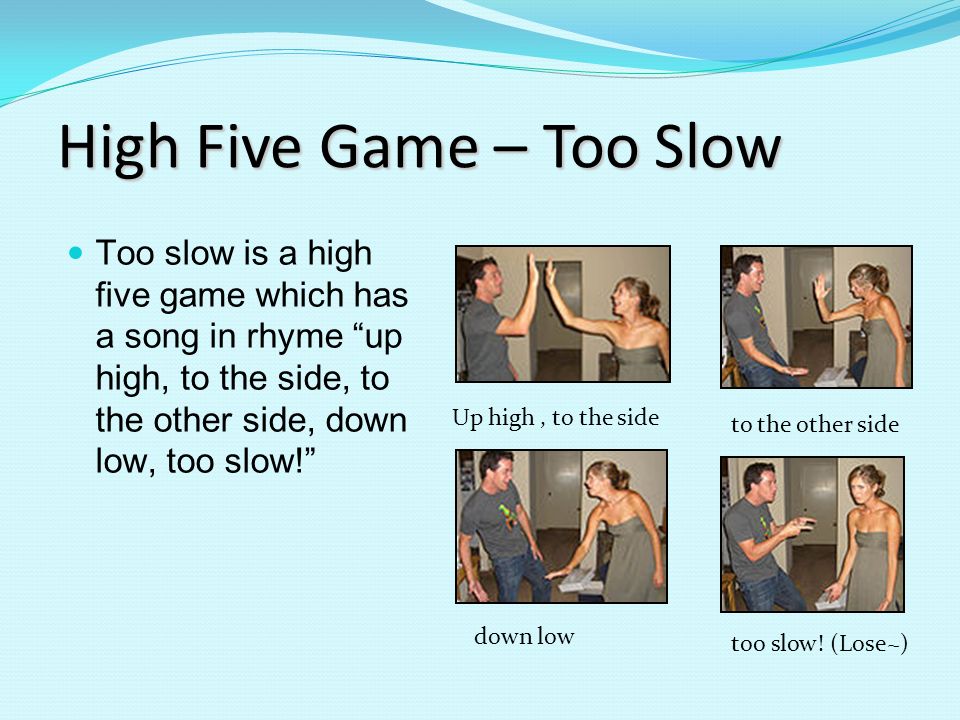 High Five Game – Too Slow