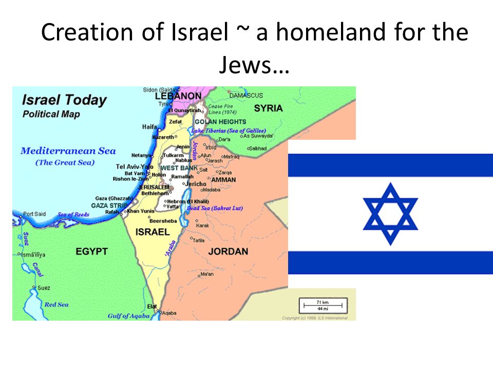 Creation of Israel ~ a homeland for the Jews…
