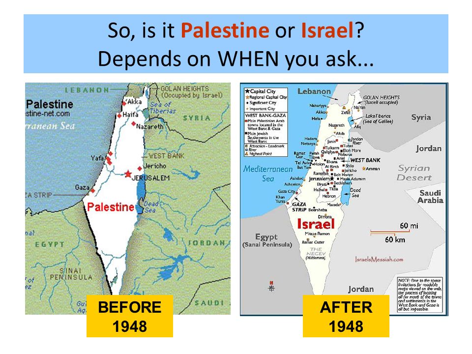 So, is it Palestine or Israel Depends on WHEN you ask...