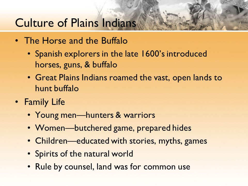 Culture of Plains Indians