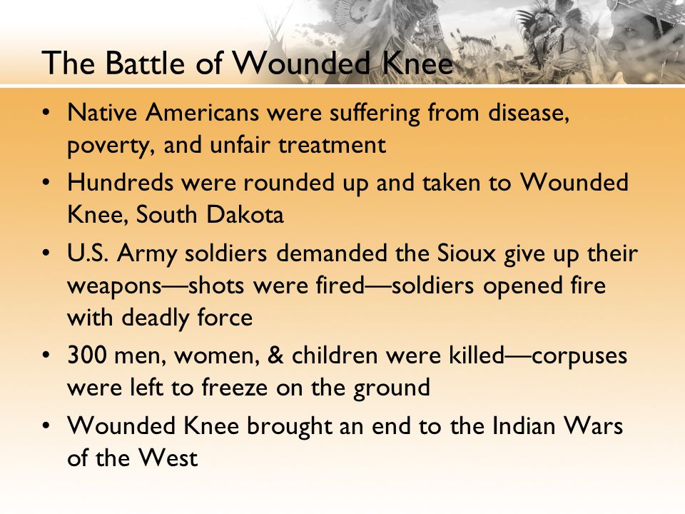 The Battle of Wounded Knee