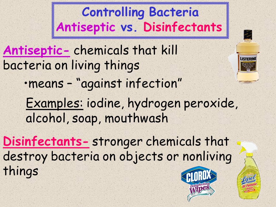 antiseptic vs disinfectant