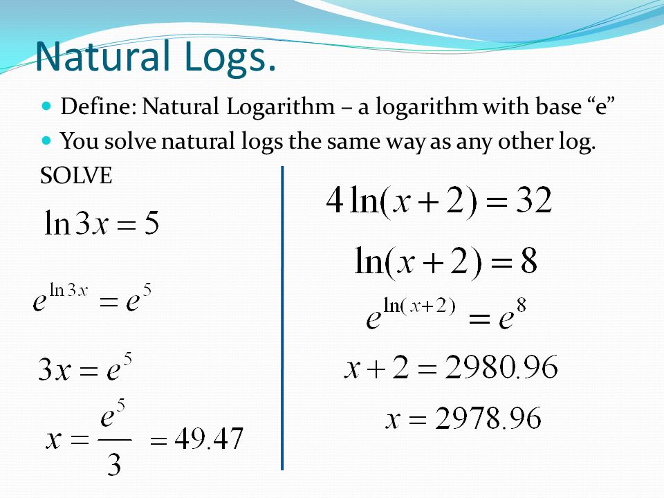 7 6 Solving Natural Log Equations Ppt Download solving-for-x-by-adding-and-subtracting-youtube