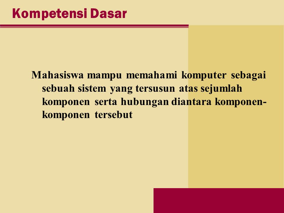 Bab 2 Sistem Komputer Diambil diterjemahkan dimodifikasi Bab 2 Sistem Komputer Diambil diterjemahkan dimodifikasi