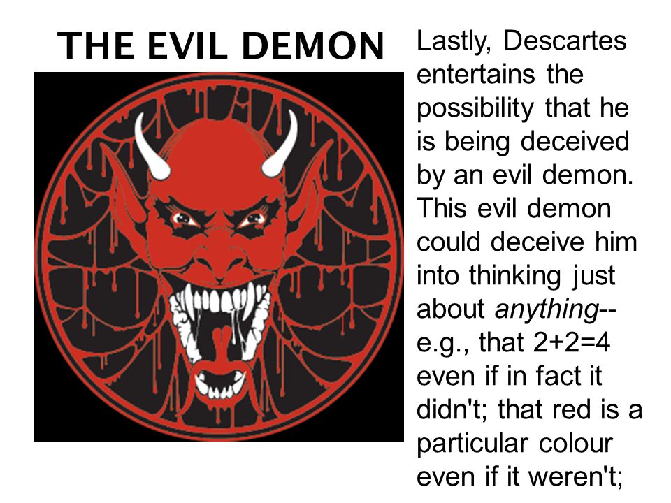 descartes evil demon