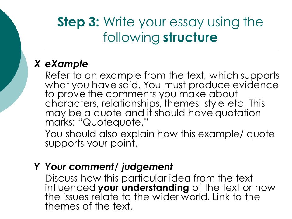 How to write a comment structure