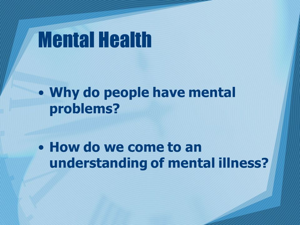 Mental Health. - ppt video online download