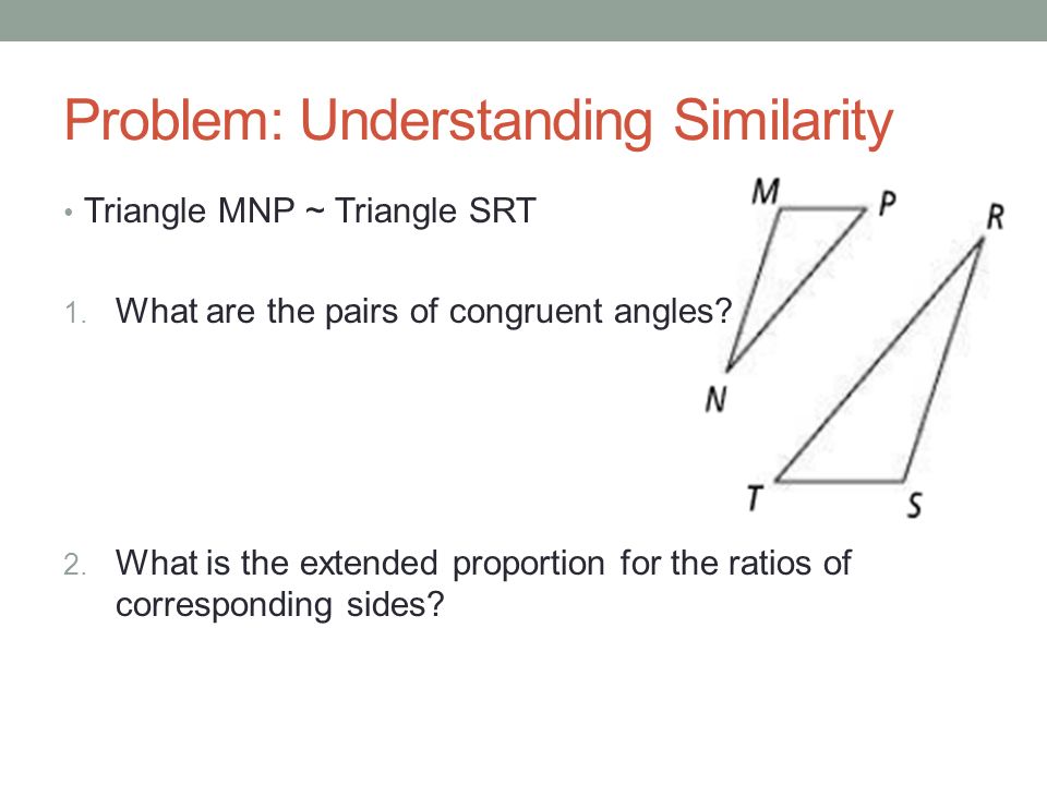 Problem: Understanding Similarity