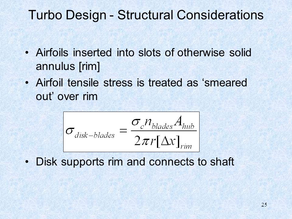 Turbo Design - Structural Considerations