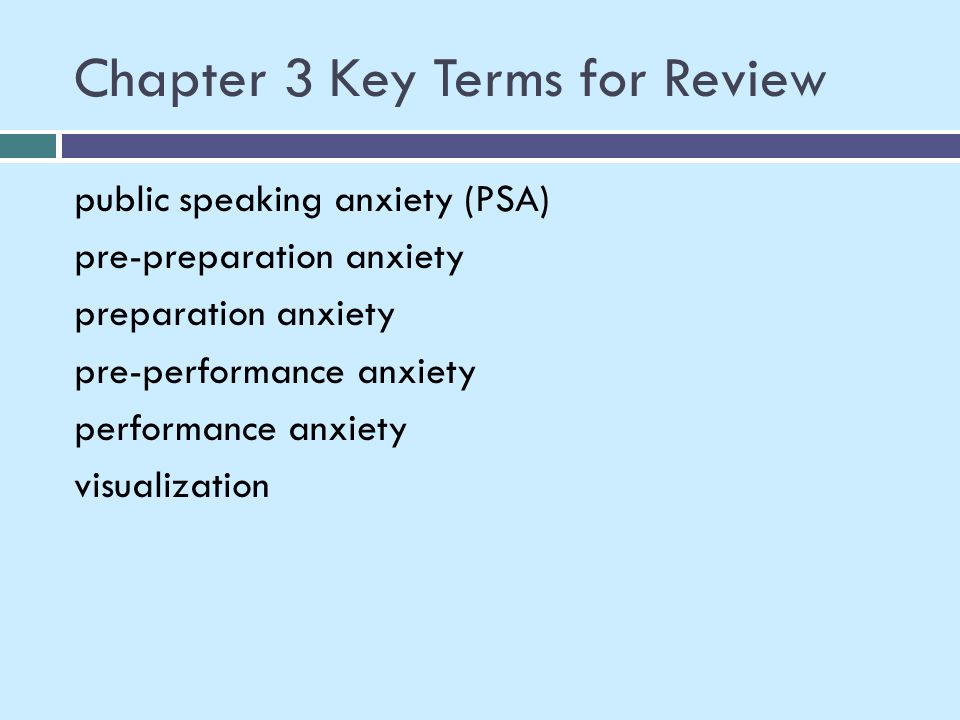 Chapter 3 Key Terms for Review