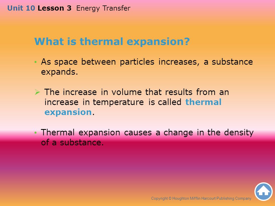 What is thermal expansion