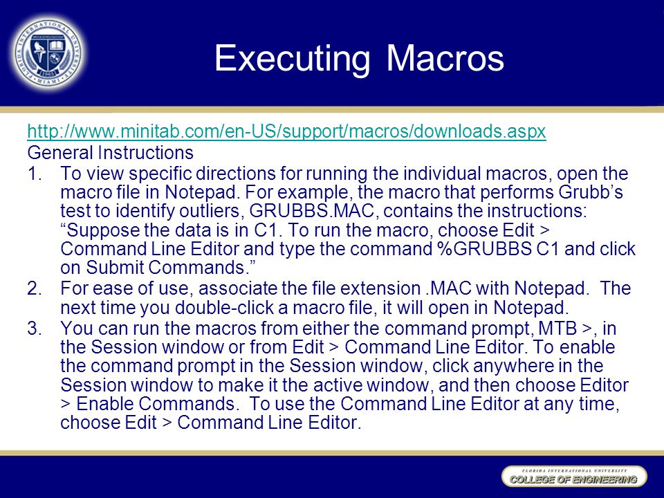 using command line editor minitab express using command line editor minitab express